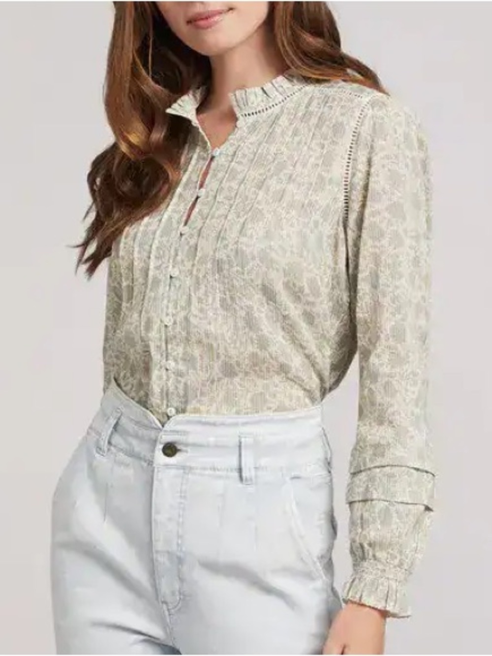 Faherty Willa Floral Blouse